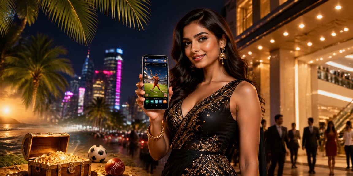 Street scene in Bangalore near MG Road with people enjoying mobile sports betting
